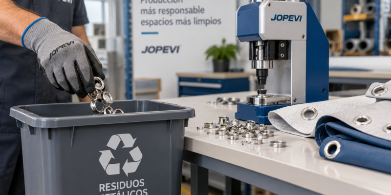 Metal waste management from grommets: best practices