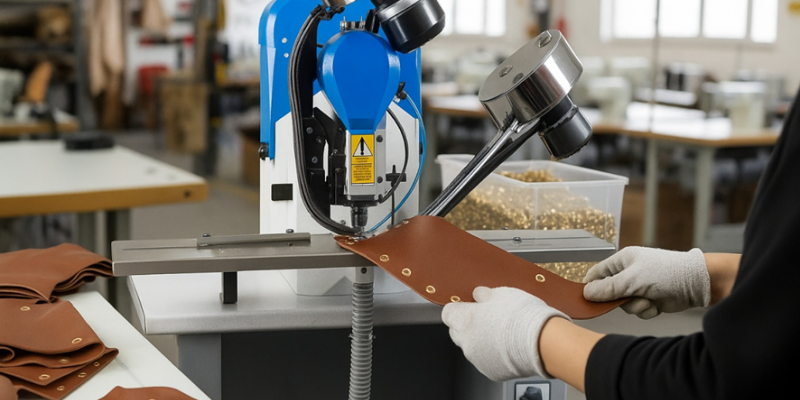 Avantages de l'automatisation du placement des œillets dans la production artisanale